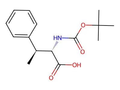 (2R,3R)-2-((tert-Butoxycarbonyl)amino)-3-phenylbutanoic acid structure