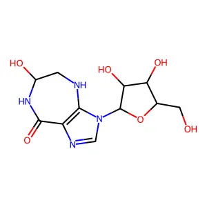 Azepinomycin 3-ribofuranoside structure