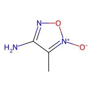 4-Amino-3-methyl-1,2,5-oxadiazole 2-oxide structure