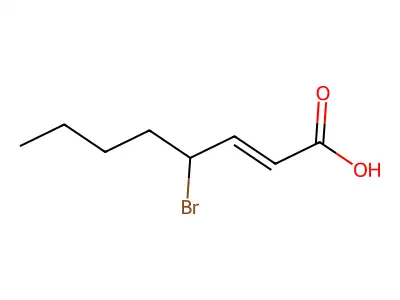4-Bromooct-2-enoic acid structure