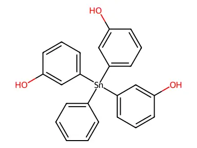 3,3',3''-(Phenylstannylidyne)triphenol structure