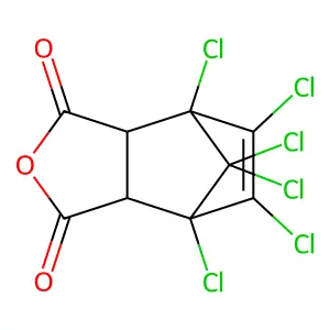 Chlorendic Anhydride structure