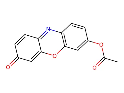 Resorufin acetate structure