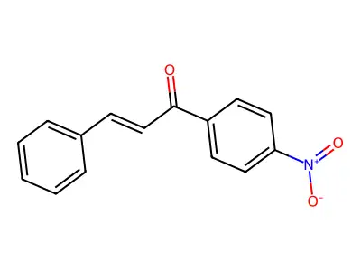 (2E)-1-(4-Nitrophenyl)-3-phenyl-2-propen-1-one structure