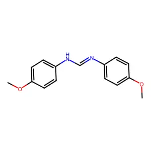 N,N'-bis-(4-Methoxyphenyl)formamidine structure