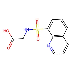 (喹啉-8-磺酰氨基)乙酸 structure