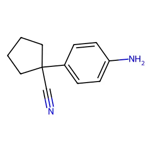 1-(4-Aminophenyl)cyclopentanecarbonitrile structure