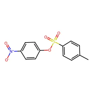 Benzenesulfonic acid, 4-methyl-, 4-nitrophenyl ester structure
