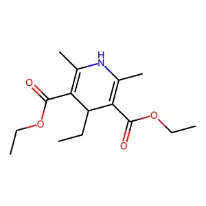 3,5-Diethyl 4-ethyl-1,4-dihydro-2,6-dimethyl-3,5-pyridinedicarboxylate structure