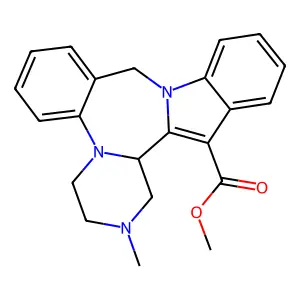 Serazapine structure
