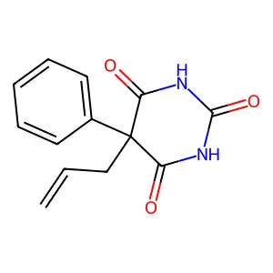 苯烯巴比妥 structure