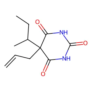 他布比妥 structure