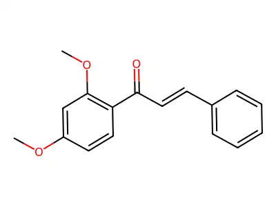 1-(2,4-Dimethoxyphenyl)-3-phenylprop-2-en-1-one structure