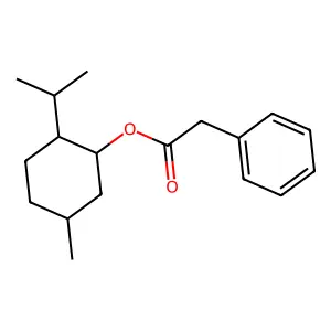 2-Isopropyl-5-methylcyclohexyl phenylacetate structure