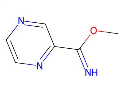 Methyl pyrazine-2-carboximidate structure