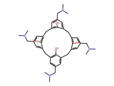 5,11,17,23-TETRAKIS-DIMETHYLAMINOMETHYLCALIX[4!ARENE structure