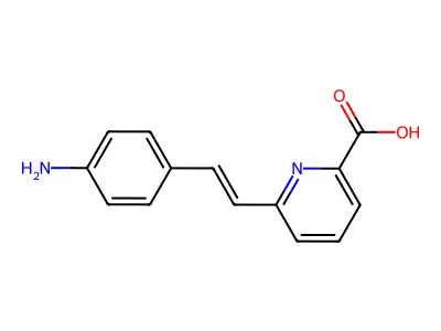 6-(4-Aminostyryl)picolinic acid structure
