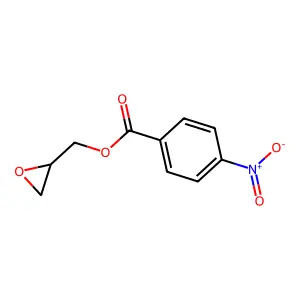 Glycidyl 4-nitrobenzoate, (+-)- structure