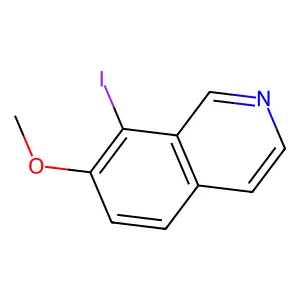 8-Iodo-7-methoxyisoquinoline structure