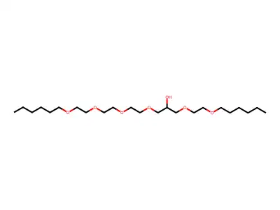 1-(2-Hexyloxyethoxy)-3-{2-[2-(2-hexyloxyethoxy)ethoxy]ethoxy}propan-2-ol structure