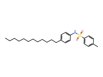4-methyl-N-(4-tetradecylphenyl)benzenesulfonamide structure