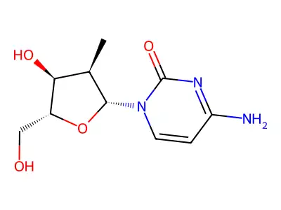2'-Methyl-2'-deoxycytidine structure