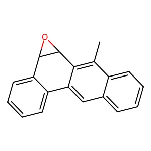 1a,11b-Dihydro-11-methylbenz(a)anthra(5,6-b)oxirene structure