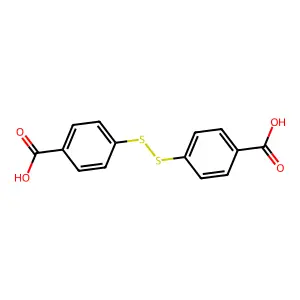 4,4'-Dithiodibenzoic acid structure