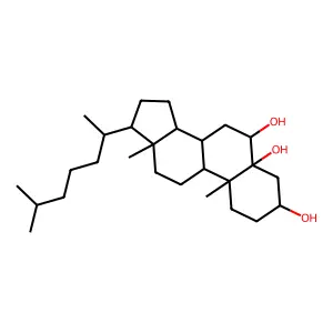 Cholestane-3,5,6-triol structure