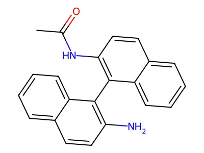 N-[1-(2-aminonaphthalen-1-yl)naphthalen-2-yl]acetamide structure