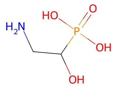 (2-Amino-1-hydroxyethyl)phosphonate structure