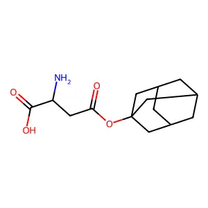 1-Adamantylaspartate structure