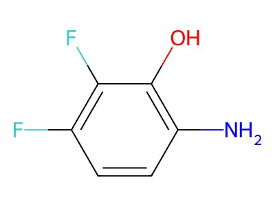 6-Amino-2,3-difluorophenol structure