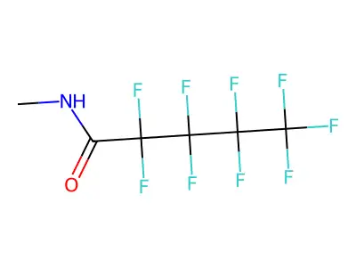 2,2,3,3,4,4,5,5,5-Nonafluoro-N-methylpentanamide structure