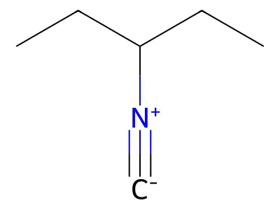 3-Isocyanopentane structure