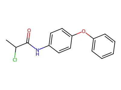2-chloro-N-(4-phenoxyphenyl)propanamide structure