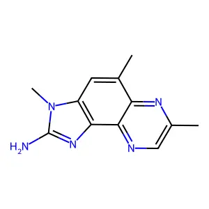 2-Amino-3,5,7-trimethylimidazo(4,5-f)quinoxaline structure