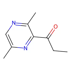 1-(3,6-Dimethyl-2-pyrazinyl)propanone structure