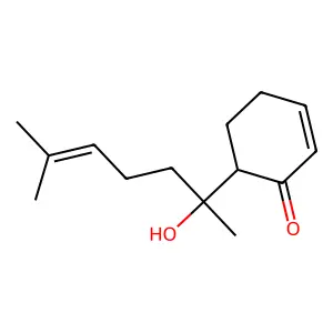 2-Cyclohexen-1-one, 6-(1-hydroxy-1,5-dimethyl-4-hexenyl)-, (R*,R*)-(+-)- structure