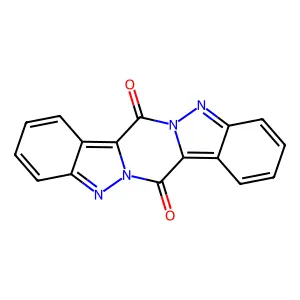 Pyrazino[1,2-b:4,5-b']bis(indazole)-7,14-dione structure
