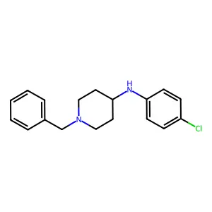 1-benzyl-N-(4-chlorophenyl)piperidin-4-amine structure