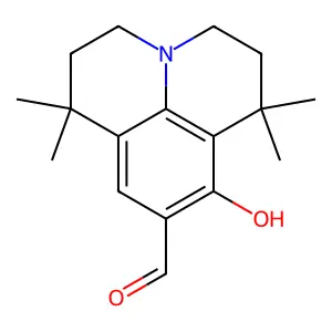 8-Hydroxy-1,1,7,7-tetramethyljulolidine-9-carboxaldehyde structure