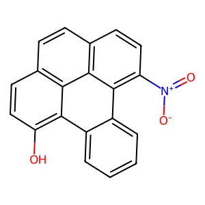 8-Hydroxy-1-nitrobenzo(e)pyrene structure