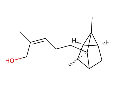 α-檀香醇 structure