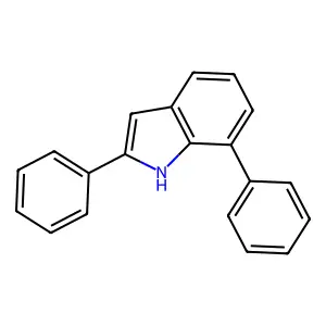 2,7-Diphenyl-1H-indole structure