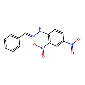 1-Benzylidene-2-(2,4-dinitrophenyl)hydrazine structure