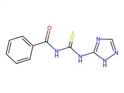 Benzamide, N-[thioxo(1H-1,2,4-triazol-3-ylamino)methyl]- structure