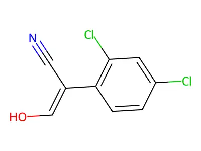 2-(2,4-Dichlorophenyl)-3-hydroxyprop-2-enenitrile structure