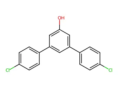 3,5-Bis(4-chlorophenyl)phenol structure