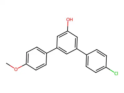 3-(4-Chlorophenyl)-5-(4-methoxyphenyl)phenol structure